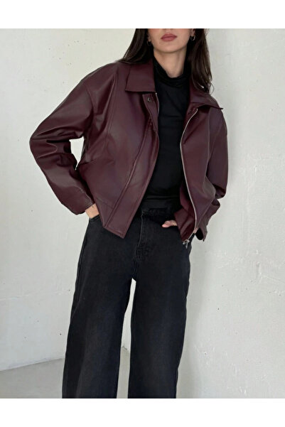 Sheya Shein jacket, cherry red