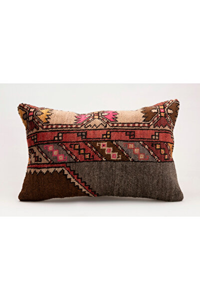 Kilim Whole Sale Vintage Pillow Cushion Cover Made from Handmade Old Kilim, 40X60 Cm, Wool