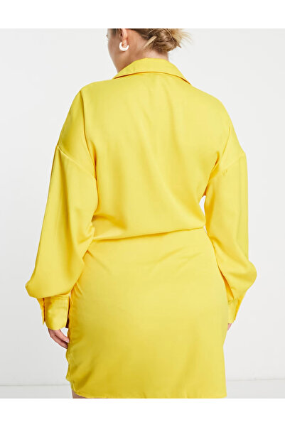 IN THE STYLE mini dress, yellow