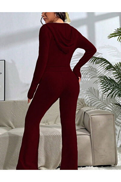 Sheya Shein zip blouse, cherry red