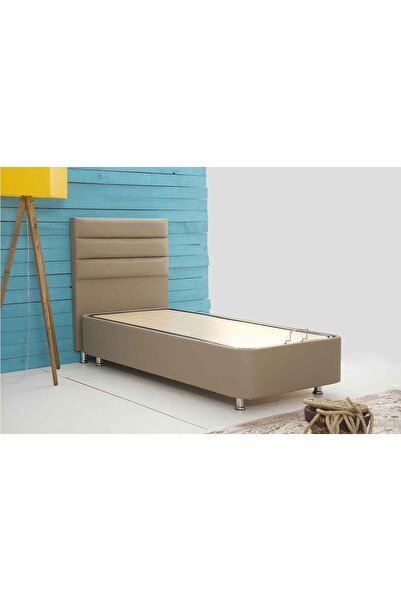 Vivense VİYANA BAZA VE BAŞLIK SETİ, KOYU BEJ, 100X200