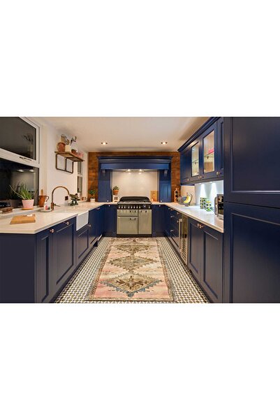 Vivense AİDA HOME PALLİO MAKİNADA YIKANABİLEN KAYDIRMAZ MUTFAK HALISI 80X150