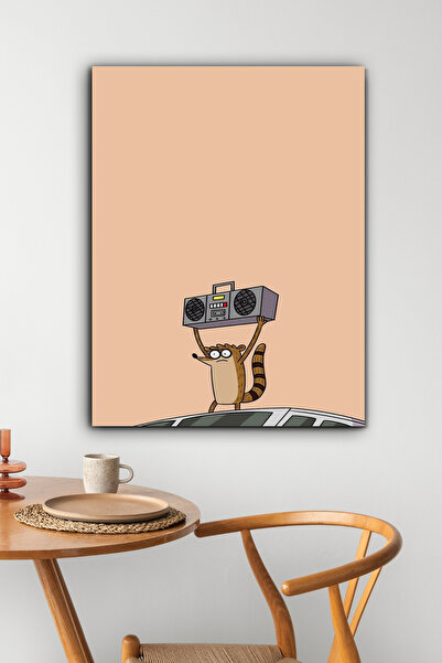 postercraft Sürekli Dizi Rigby Minimal Modern Panel Tablo Poster