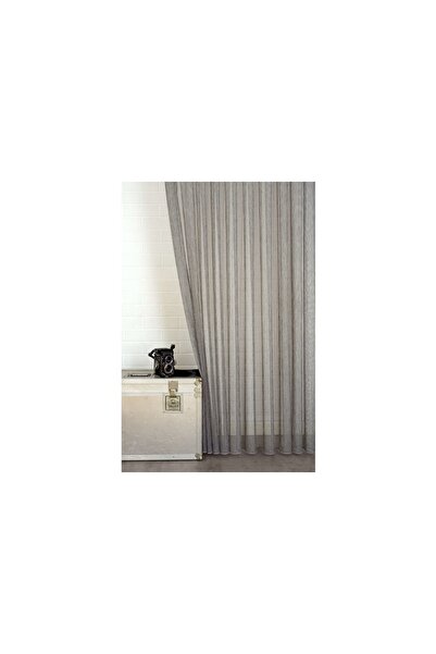 Vivense MASSARELLİ ÇİZGİLİ TÜL FÜME 1-3 SIK PİLE 300X260