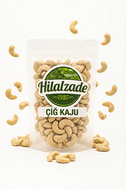 Hilalzade Çiğ Kaju Kabuksuz Taze Çiğ Kaju Kavrulmamış Tuzsuz Premium 600 Gr