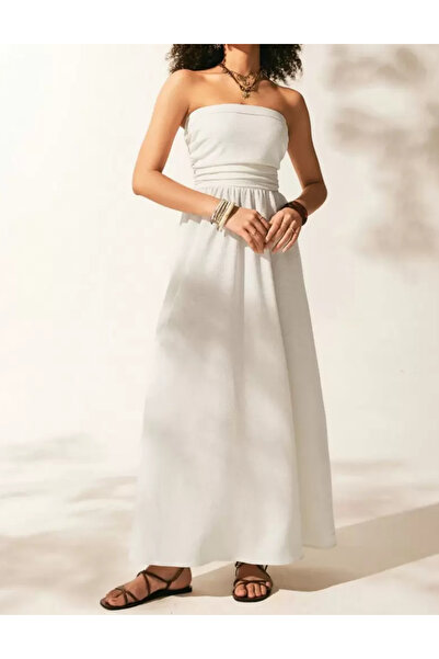 Sheya Shein maxi dress, cream