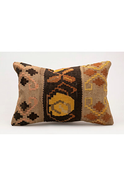 Kilim Whole Sale Vintage Pillow Cushion Cover Made from Handmade Old Kilim, 40X60 Cm, Wool