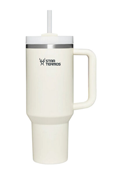 ATA HOME Aqua 900 ml Steel Thermos with Straw - |   8 Hours Warm, 12 Hours Cold, 24 Hours Ice