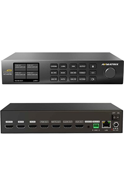 Avmatrix KM32-4K 4k HDMI Real-Time Chroma Key Master