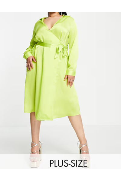 Missguided Missguided midi dress, green