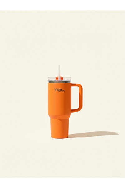 ATA HOME Aqua 900 ml Steel Thermos with Straw - |   8 Hours Warm, 12 Hours Cold, 24 Hours Ice