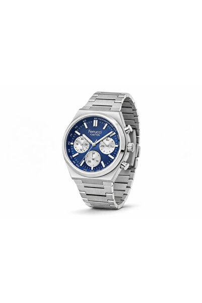 Ferrucci Function Erkek Kol Saati Lacivert Kadran Çelik Kordon
