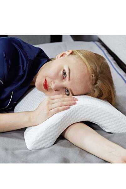 Beauenty Memory Foam Pillow with Arm Hole, Anti-Hand Numb Desk Nap Sleeping Pillow Multifunction Hea