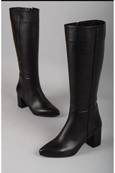 HAŞİM Hakiki Deri Günlük Kadın Çizme