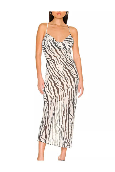 SNDYS SNDYS midi dress, mix colors