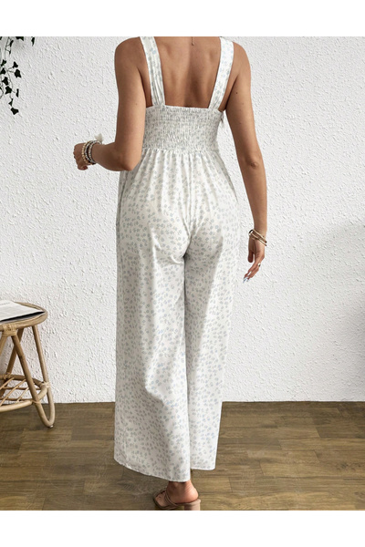 Sheya Shein long jumpsuit, cream