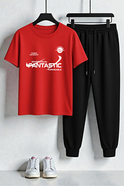 uyguntarz Unisex-T-Shirt mit fantastischem Design und Aufdruck – 2-teiliges T...