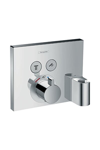 Hansgrohe Showerselect Termostat Ankastre Montaj Krom, 2 Çıkış Hortum Bağlant...