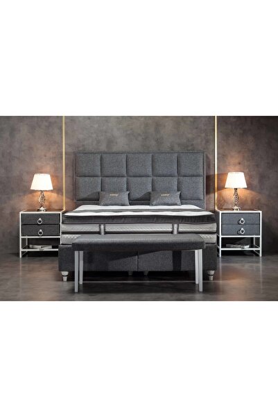 Vivense VEGAS BAZA BAŞLIK VE YATAK SETİ, 140X200