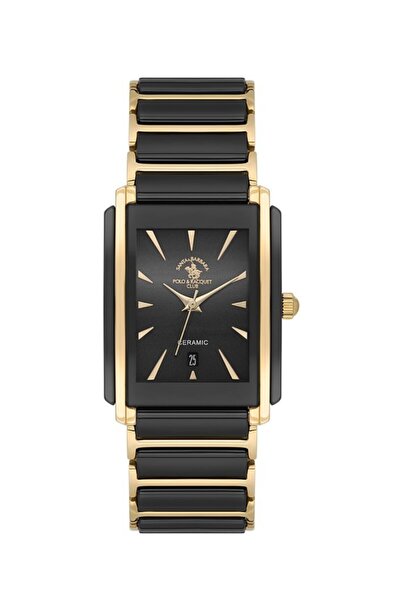 Santa Barbara Polo & Racquet Club ساعة يد رجالية من سانتا باربارا بولو كلوب S...