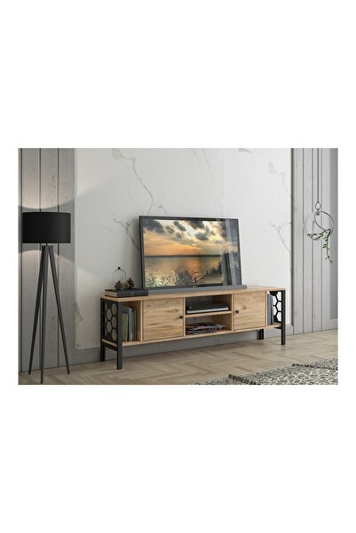 Vivense ASENA TV ÜNİTESİ, ATLANTİK ÇAM SİYAH