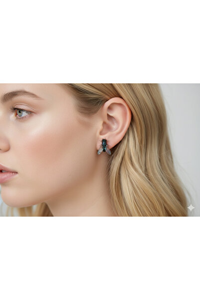 ÇağlaDesign أقراط على شكل ذبابة