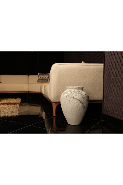 Vivense ODESSA MERMER DESEN TERRACOTTA VAZO