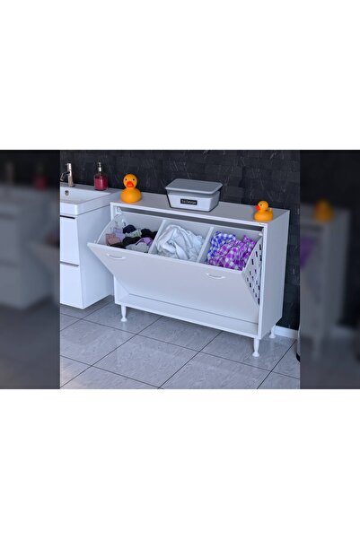 Vivense SÖKE SEPETLİ BANYO DOLABI, 100x75x32,9