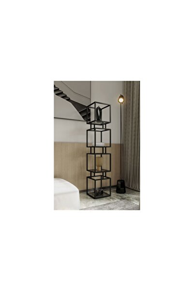 Vivense MARSAH HOME RİO METAL KİTAPLIK, SİYAH