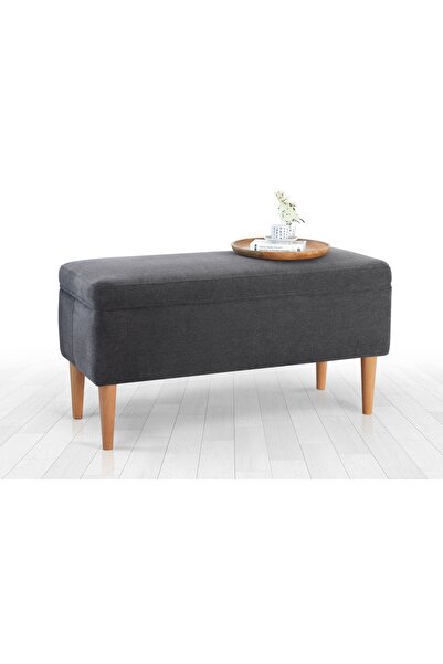 Vivense GLEND SANDIKLI BENCH PUF, GRİ