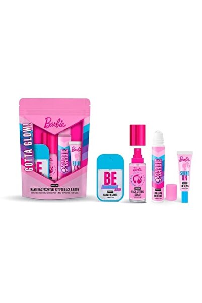 SENCE Barbie Hand Bag Essential Kit for Face & Body, Gotta Glow!