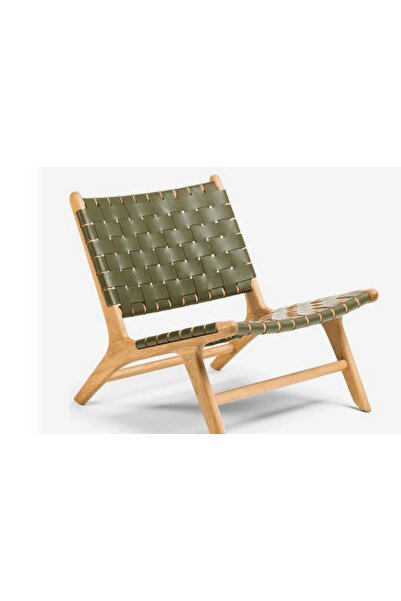 Vivense NAPOLYON DERİ ÖRME BERJER, YEŞİL