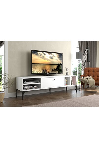 Vivense MİLAN TV ÜNİTESİ, BEYAZ SİYAH