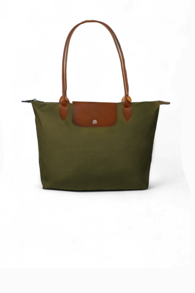 Tonny Black Women's Khaki Medium Size Strap Hand and Shoulder Bag