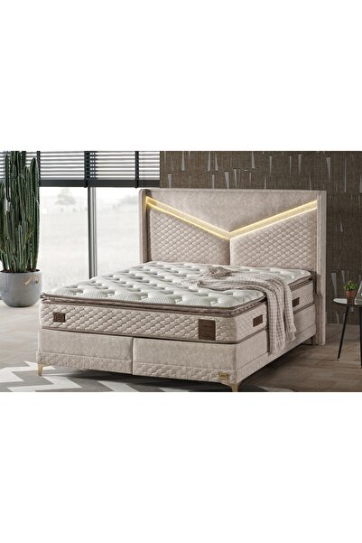 Vivense LUXURY BAZA BAŞLIK VE YATAK SETİ, 160X200