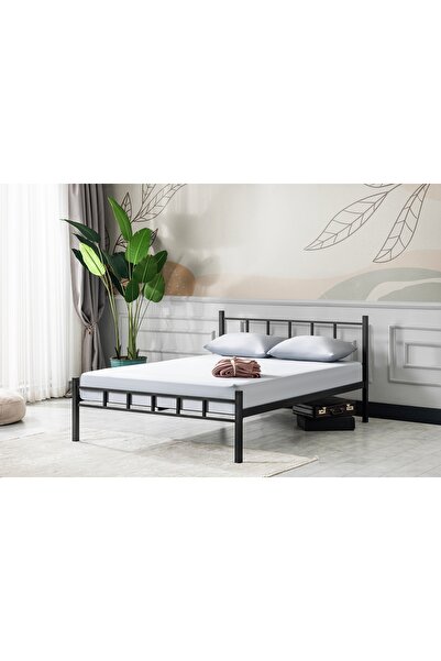 Vivense EVGER METAL KARYOLA, K90, SİYAH, 120X200