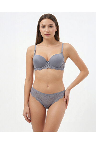 NOTTO BAMBU DANTEL DETAYLI DESTEKLİ İÇ ÇAMAŞIR TAKIMI