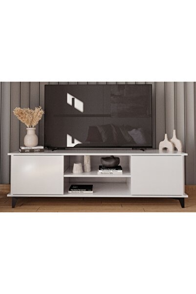 Vivense RUDA TV ÜNİTESİ, BEYAZ, 139 CM