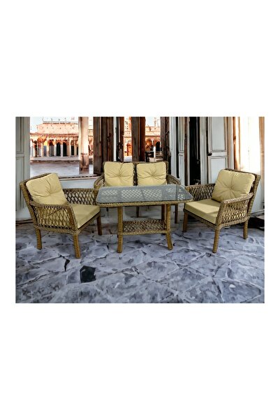 Vivense SİDE RATTAN İKİLİ BAHÇE VE BALKON TAKIMI