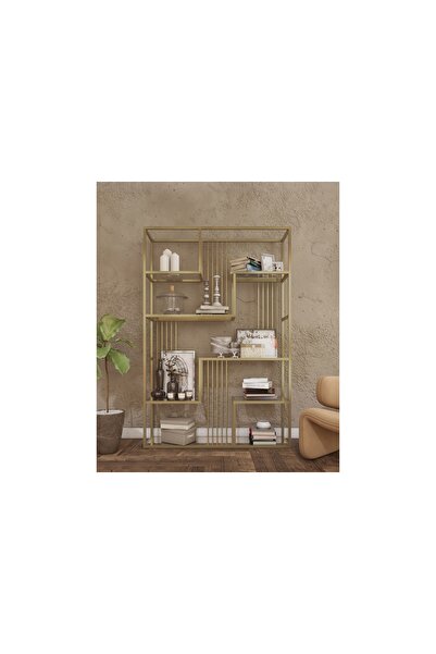Vivense MARSAH HOME KİTAPLIK, METAL GOLD