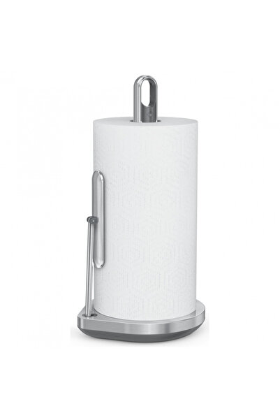 Simplehuman Kitchen paper towel holder with built-in surface spray KT1196, 177 ml, Matte s. steel