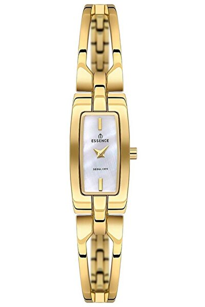 Essence D1238.120 Mother of Pearl Rectangular Dial Metal Cord Metal Case 3 At...