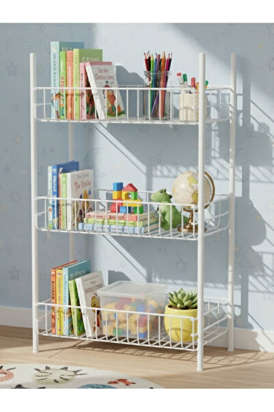 Emkatex 3 Katlı Organizer Raf, Kitaplık,Sebzelik,Banyo Düzenleyici, Ayakkabıl...