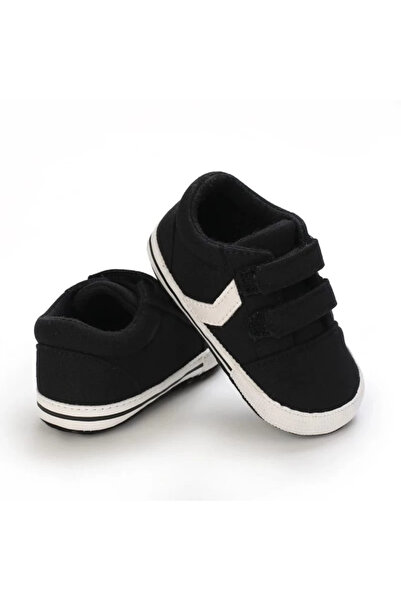 1way Flat boots for infants in black