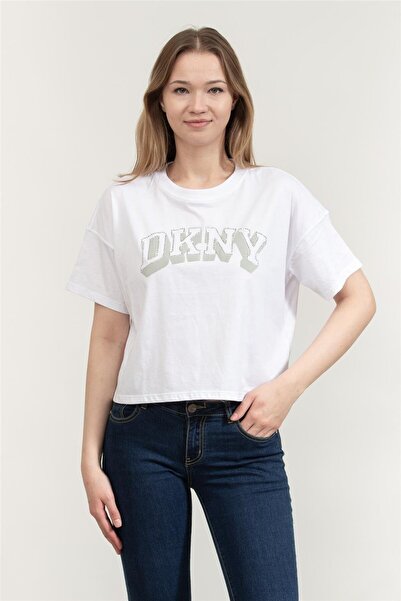 Dkny Kadın Bisiklet Yaka T-Shirt
