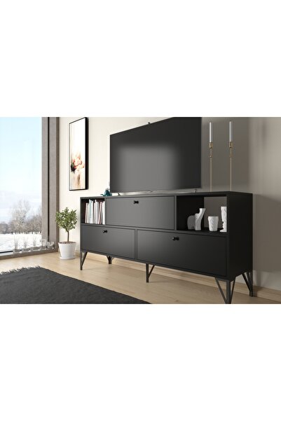 Vivense MİA TV ÜNİTESİ, SİYAH, 160 CM