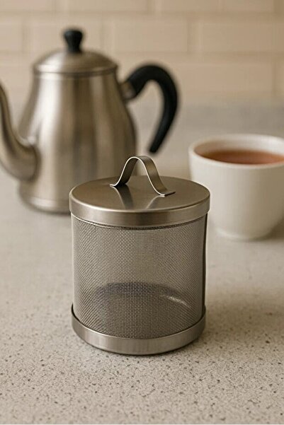 Kitchen Dream Çaydanlık Demlik Içi Süzgeç Çay Süzgeci Kafes Paslanmaz Çelik 7 Cm
