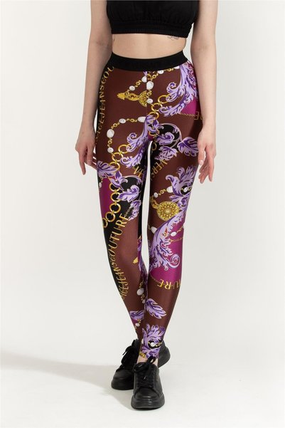 VERSACE JEANS COUTURE Kadın Tayt Yeşil