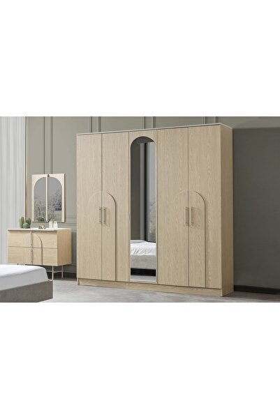 Vivense REBEL ROTA GARDIROP, KUMTAŞI, 5 KAPAKLI