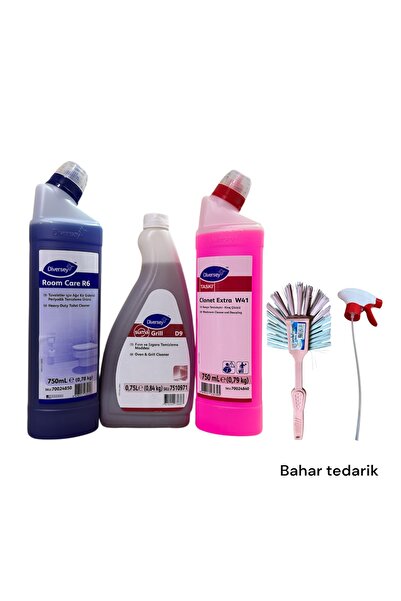 Diversey Room Care R-6+Suma Grill D-9+Taski Clonet Ext+Lavabo Fırçası ve 3 ad...